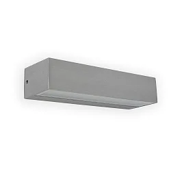 Luminaire mural d'extérieur TOLUCA à 2 flammes LED IP65, aluminium satiné 