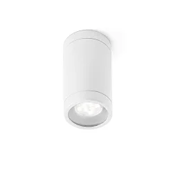 Plafonnier extérieur OLOT GU10 IP44, blanc mat 