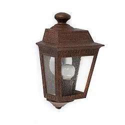 Luminaire mural ARGOT E27 IP44, brun rouille 