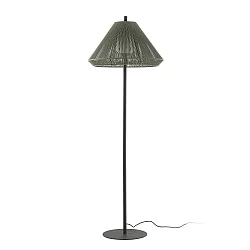 Lampadaire d’extérieur SAIGON OUT E27 IP44, gris foncé, olive verte 