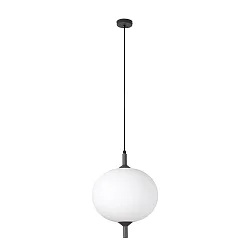 Luminaire à suspension SAIGON OUT E27 IP44, gris foncé 
