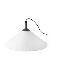 Luminaire à suspension SAIGON OUT E27 IP44, gris foncé 