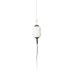 Luminaire à suspension SAIGON OUT E27 IP44, gris foncé 