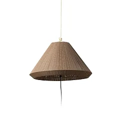 Luminaire à suspension SAIGON OUT E27 IP44, gris foncé 