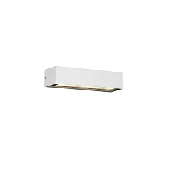 Luminaire mural d’extérieur DORO 220 à 2 flammes LED IP65, blanc mat 
