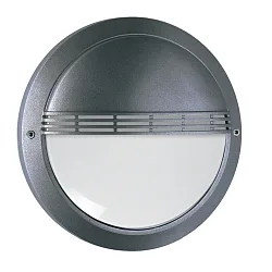 Luminaire mural d’extérieur avec grille IP65, anthrazit 