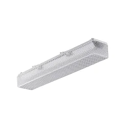 Luminaire pour locaux humides AWL117050P.3284 court, commutable, prismatique IP50, blanche 