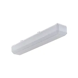 Luminaire pour locaux humides AWL117150A.2883 court, commutable IP50, blanche 