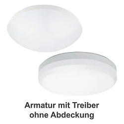 wall and ceiling luminaire 7465 Ø 36cm IP65, white dimmable