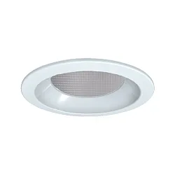 LED Recessed Downlight, 10W, 4000K, 1000lm, microprismatic, IP44, UGR < 19, white