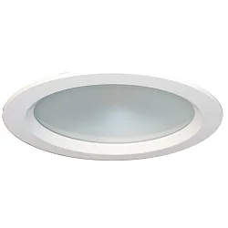 Plafonnier encastré Ø24,2 rond IP44, blanche gradable