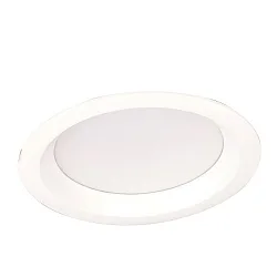 LED Recessed Downlight, 30W, 4000K, 2600lm, IP65, DALI dimmable, white