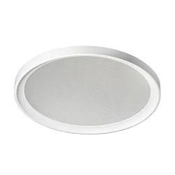 recessed luminaire Ø 17cm round, DALI controllable, microprismatic IP65, white dimmable 19W 2300lm 4000K 60° 60°