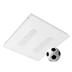 recessed luminaire ball proof, multipower IP40, white dimmable 44-78W 6700-10400lm 4000K 90° 90°