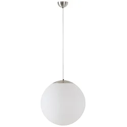 pendant luminaire Ø60 IP40, stainless steel brushed, white dimmable
