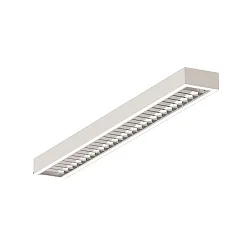 LED Light strip Surfaced /Pendant grid luminaire, 56W, 4000K, 7300lm, IP20, direct, UGR < 19, white