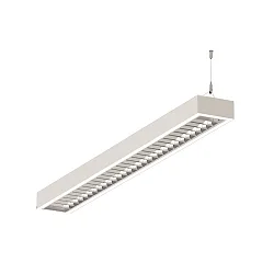 LED Light strip Pendant grid luminaire direct / indirect, 39W, 4000K, 5100lm, IP20, UGR < 19, white