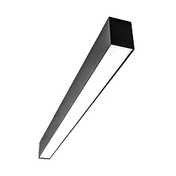 light bar MICROPAL®, UGR<19 / 1407MM / 840 surface-mounted version, DALI controllable, direct IP40, black dimmable