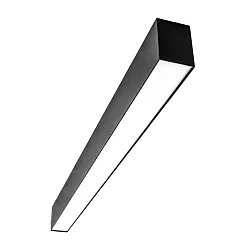 light bar MICROPAL®, UGR<19 / 1687MM / 840 surface-mounted version, DALI controllable, direct IP40, black dimmable