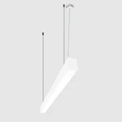 light bar MICROPAL®, UGR<19 / 1407MM / 830 direct, multipower, with suspension kit IP40, white 
