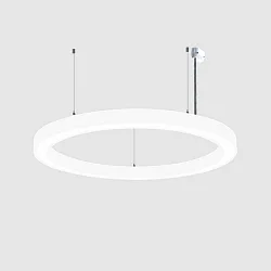 Luminaire à suspension Ø 80CM contrôlable par DALI, CCT Switch, direct, UGR < 19, forme de l'anneau IP40, noir gradable