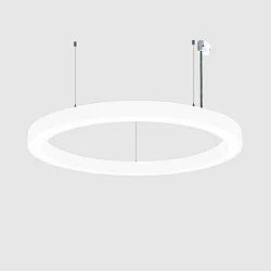 Luminaire à suspension Ø 98CM contrôlable par DALI, CCT Switch, direct, UGR < 19, forme de l'anneau IP40, noir gradable