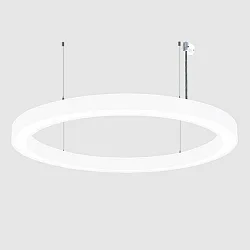 Luminaire à suspension Ø 189CM CCT Switch, direct / indirect, UGR < 19, multipower, forme de l'anneau IP40, noir gradable