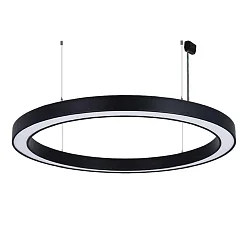 Luminaire à suspension Ø 189CM CCT Switch, direct / indirect, UGR < 19, multipower, forme de l'anneau IP40, noir 
