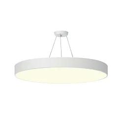 LED Pendant luminaire round direct / indirect, 126W, 3000K, 12600lm, IP40, white