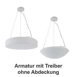 Luminaire à suspension PREMIUM 7540 Ø 56cm IP20, blanche gradable