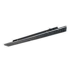 Luminaire triphasé 60cm multipower, à rayonnement moyen IP20, couvert de poudre, noir 