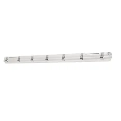 Luminaire pour locaux humides ECO 61 résistant aux chocs, fermeture INOX IP66, gris gradable