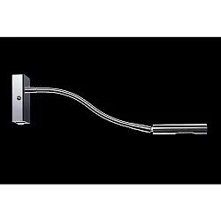 Luminaire mural 804 avec interrupteur, avec bras flexible IP20, chrome 