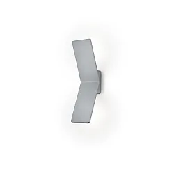 wall luminaire ADA 2 flames, square IP20, nickel matt dimmable