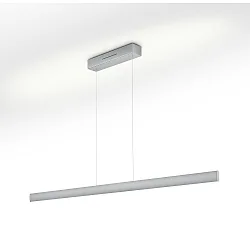 Luminaire à suspension RUNA-152 haut bas, Tunable White, réglable IP20, nickel mat gradable