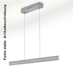 Luminaire à suspension RUNA-92 haut bas, petit, Tunable White, réglable IP20, noir gradable