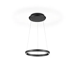 Luminaire à suspension SVEA-L40 haut bas, réglable, contrôlable avec des gestes IP20, noir