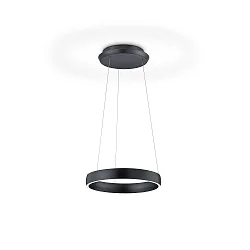 Luminaire à suspension SARA-40 haut bas, Tunable White, réglable IP20, noir gradable