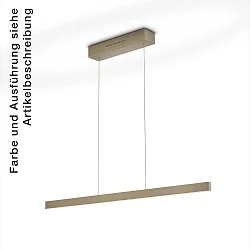 pendant luminaire LINDA-112  up / down, adjustable, controllable with gestures IP20, black