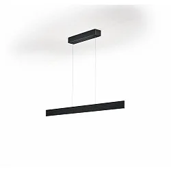Luminaire à suspension FARA-112 haut bas, Tunable White, contrôlable avec des gestes IP20, noir