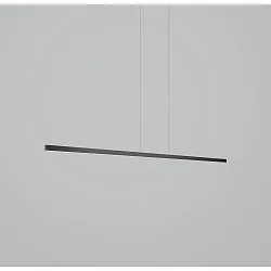 Luminaire à suspension LINDA-192 haut bas, réglable, contrôlable avec des gestes IP20, nickel mat gradable
