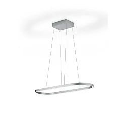 Luminaire à suspension ELIN IP20, nickel mat gradable