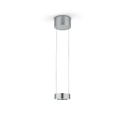 Luminaire à suspension ZERA-1 IP20, nickel mat gradable
