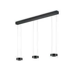 pendant luminaire ZERA-3 IP20, black dimmable
