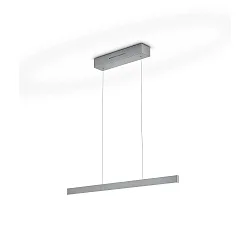 Luminaire à suspension LINDA-72 IP20, nickel mat gradable