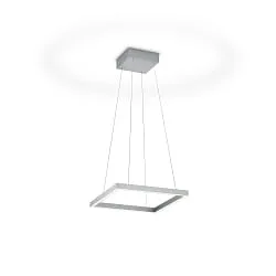 Luminaire à suspension NIKA-40 haut / bas, angulaire, réglable, contrôlable avec des gestes IP20, nickel mat gradable
