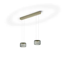 pendant luminaire SIDRA-2 up / down, adjustable, controllable with gestures IP20, bronze dimmable