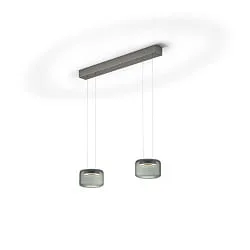 pendant luminaire SIDRA-2 up / down, adjustable, controllable with gestures IP20, anthracite dimmable