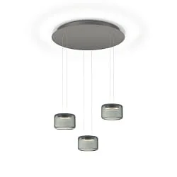 pendant luminaire SIDRA-RONDO up / down, adjustable, controllable with gestures IP20, anthracite dimmable