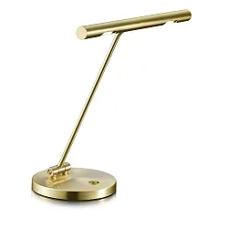 Lampe de table 612 avec interrupteur, inclinable IP20, mat, laiton 